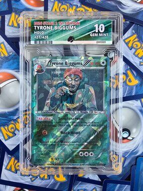 Tyrone Biggums Pokemon Card - Faux Graded Slab